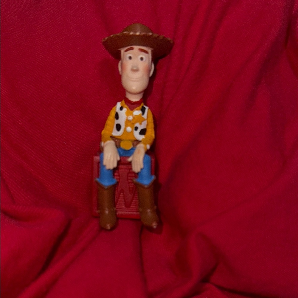 Brown and Yellow Cowboy Action Figure Playset